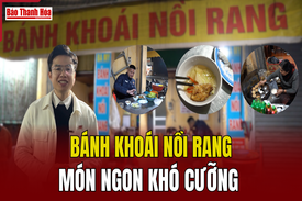 [WOW Thanh Hoá!] Bánh  khoái nồi rang  -  món ngon  khó  cưỡng