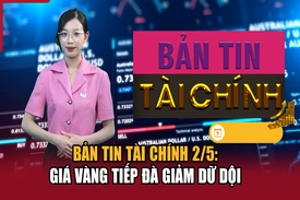 Bản tin Tài chính 2/5: Giá vàng tiếp đà giảm dữ dội
