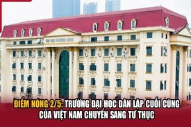 Điểm m88 link mới nhất 2/5: Trường đại học dân lập cuối cùng của Việt Nam chuyển sang tư thục