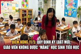 Điểm nóng 11/5: Quy định kỷ luật mới, giáo viên không được “mắng” học sinh tiểu học