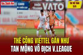 Tin thể thao 12/5: Thể Công Viettel gần như tan mộng vô địch V.League