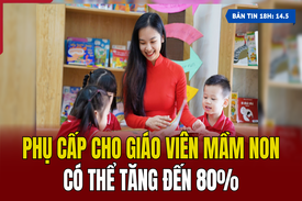 [Bản tin 18h] Phụ cấp cho giáo viên mầm non có thể tăng đến 80%