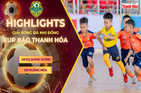 [HIGHLIGHTS] U8 Xứ Quảng Quảng Xương - U8 Hoằng Hóa|Giải Bóng đá Nhi đồng Cúp Báo Thanh Hoá lần thứ IV năm 2025
