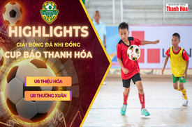 [HIGHLIGHTS] U8 Thiệu Hóa - U8 Thường Xuân|Đội trưởng lập hat-trick, Thiệu Hóa thắng trận ra quân