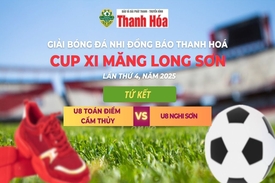 TRỰC TIẾP: U8 CẨM THUỶ - U8 NGHI SƠN