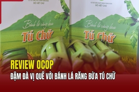 [REVIEW OCOP] Đậm đà vị quê với bánh lá răng bừa Tú Chữ
