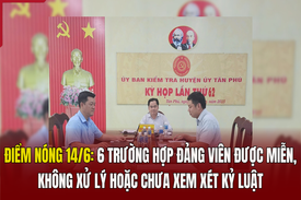 Điểm nóng 14/6: 6 trường hợp đảng viên được miễn, không xử lý hoặc chưa xem xét kỷ luật