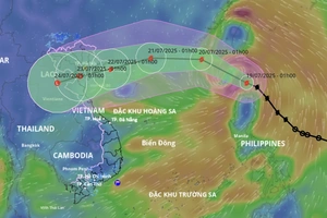 Cảnh báo mưa lớn 18 tỉnh thành khi bão Wipha vào Biển Đông