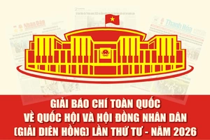 Giải báo chí toàn quốc về Quốc hội và Hội đồng nhân dân (Giải Diên Hồng) lần thứ tư - năm 2026