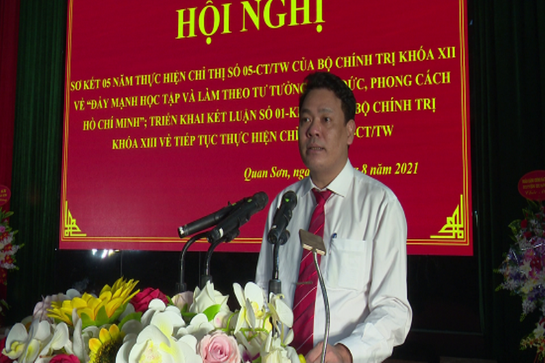 Quan Sơn: Nhân rộng các điển hình tiên tiến, cách làm sáng tạo, hiệu quả trong học tập và làm theo Bác