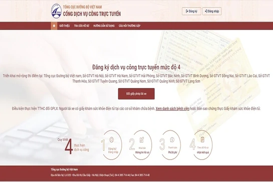 Thanh Hóa thí điểm đổi Giấy phép lái xe trực tuyến