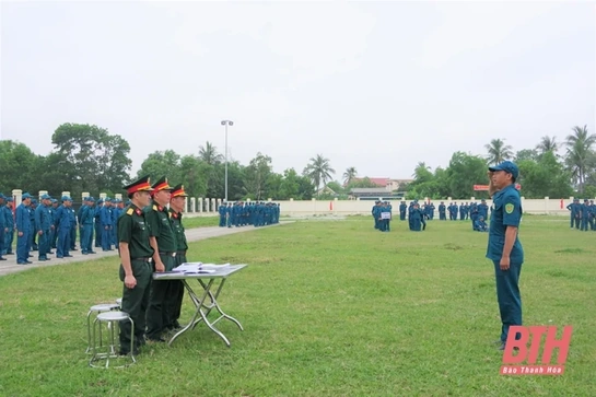 UBND TP Sầm Sơn khai mạc Hội thao dân quân cơ động năm 2022