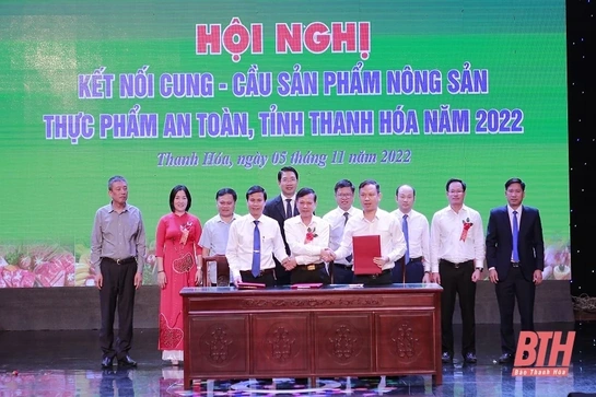 Hội nghị kết nối cung - cầu sản phẩm nông sản, thực phẩm an toàn tỉnh Thanh Hóa năm 2022