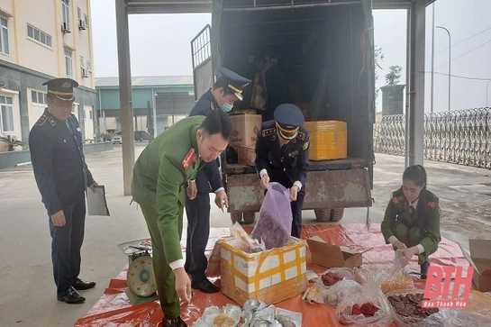 Bắt giữ gần 500 kg thực phẩm không có nguồn gốc xuất xứ