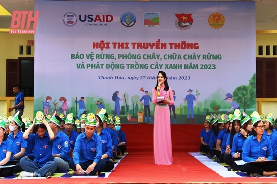 Hội thi truyền thông Bảo vệ rừng, phòng cháy, chữa cháy rừng và phát động trồng cây xanh năm 2023