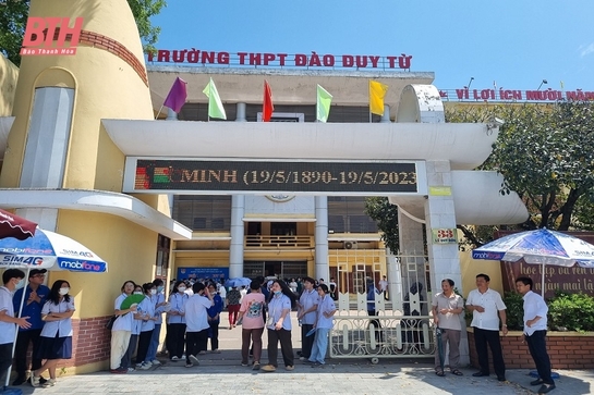 Kỳ thi vào lớp 10 Trường THPT Chuyên Lam Sơn: Thí sinh tự tin bước vào ngày thi thứ hai