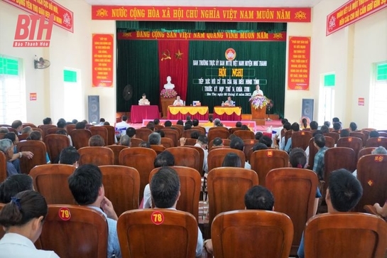 Đại biểu HĐND tỉnh tiếp xúc cử tri huyện Như Thanh