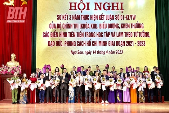 Lan tỏa những điển hình trong học và làm theo Bác ở Đảng bộ huyện Nga Sơn