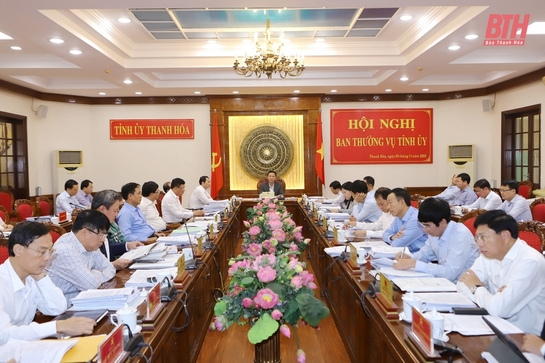 Ban Thường vụ Tỉnh ủy cho ý kiến vào các tờ trình của Ban Cán sự Đảng UBND tỉnh