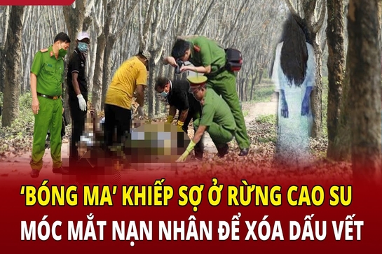 “Bóng ma” khiếp sợ ở rừng cao su, móc mắt để xóa dấu vết