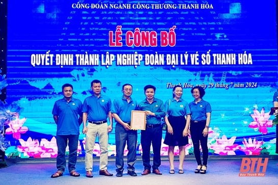 Công bố quyết định thành lập Nghiệp đoàn Đại lý vé số Thanh Hóa