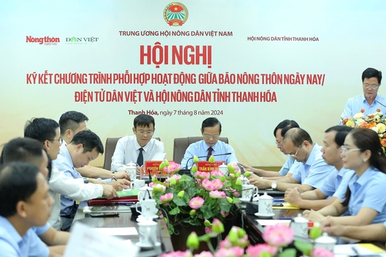 Báo Nông thôn Ngày nay/điện tử Dân Việt và Hội Nông dân tỉnh Thanh Hóa đồng hành tiếp sức cùng nông dân