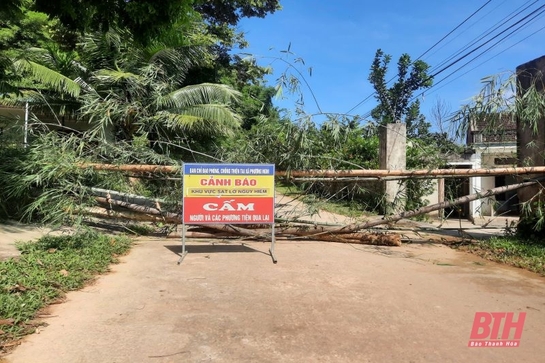 Dự báo các huyện Như Thanh, Như Xuân có nguy cơ cao xảy ra lũ quét, sạt lở đất, sụt lún đất 