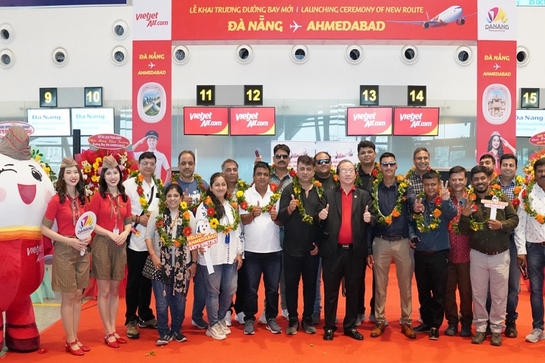 Bay thẳng dễ dàng giữa Ahmedabad, Ấn Độ và Đà Nẵng với đường bay mới khai trương  của  Vietjet 