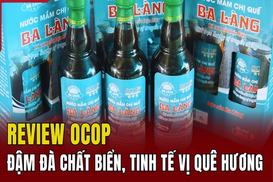 [REVIEW OCOP] Đậm đà chất biển, tinh tế vị quê hương