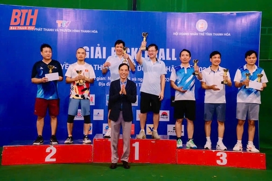 Giải Pickleball Truyền hình Thanh Hóa - Doanh nhân trẻ năm 2024 thành công tốt đẹp