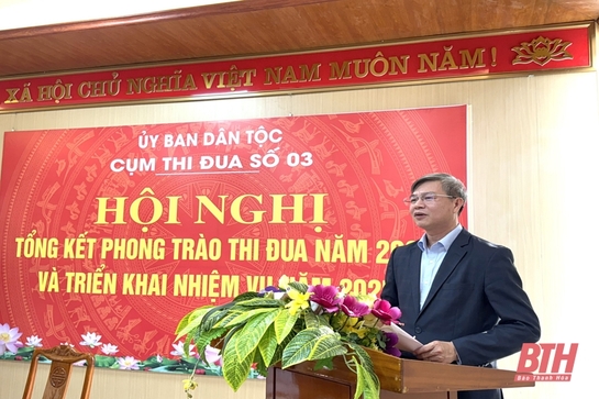 Cụm thi đua số 3, Ủy ban Dân tộc tổng kết phong trào thi đua năm 2024, triển khai nhiệm vụ năm 2025