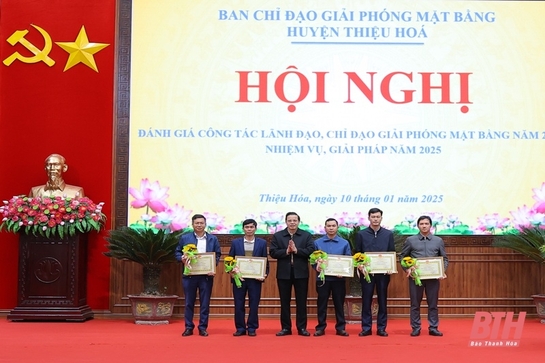 Thiệu Hóa hoàn thành giải phóng mặt bằng 28 dự án trong năm 2024 