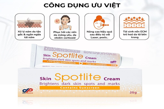 Kem trị nám Spotlite có an toàn cho da nhạy cảm?