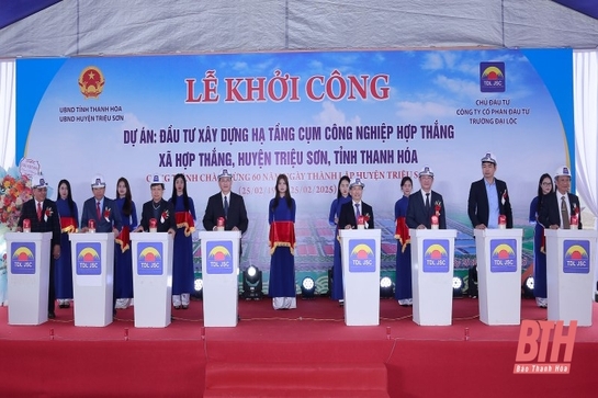 Khởi công Cụm công nghiệp Hợp Thắng