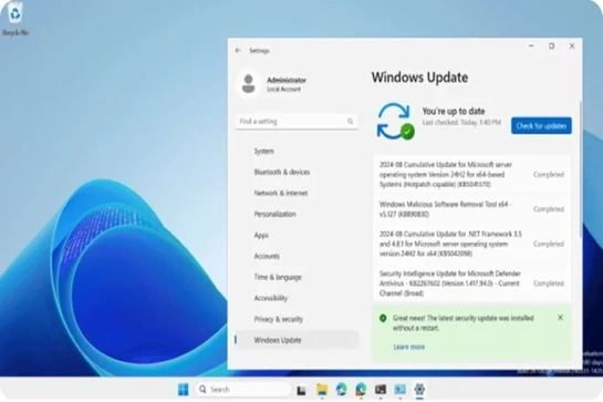 Tính năng giúp người dùng Windows 11 không gặp phiền phức từ thông báo cập nhật