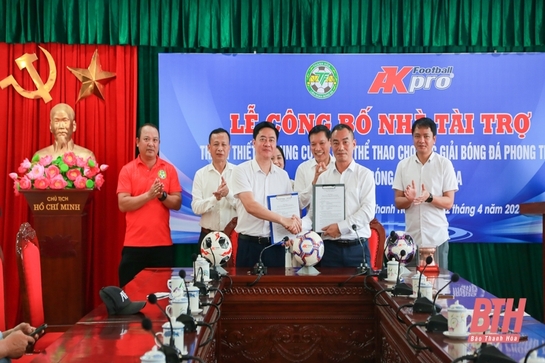 Ra mắt nhà tài trợ cho các giải bóng đá phong trào của Liên đoàn Bóng đá Thanh m m88