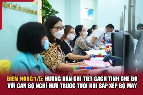Điểm nóng 1/5: Cách tính chế độ với cdang nhap m88 bộ nghỉ hưu trước tuổi khi sắp xếp bộ máy