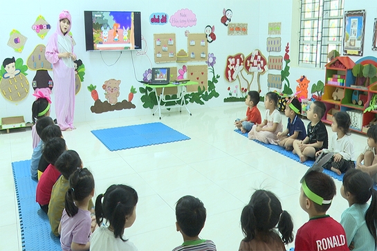 Thọ Xuân đẩy mạnh ứng dụng công nghệ thông tin ở bậc học mầm non