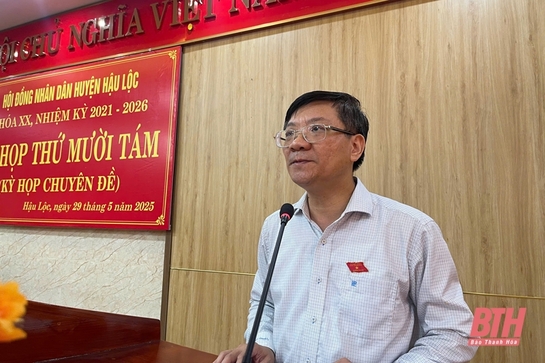 HĐND huyện Hậu Lộc bãi bỏ Nghị quyết về chủ trương đầu tư một số chương trình, dự án đầu tư công giai đoạn 2021-2026 