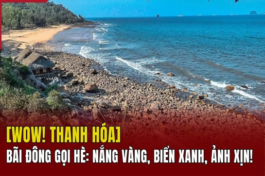 [WOW! THANH HÓA] Bãi Đông gọi hè: Nắng vàng, biển xanh, ảnh xịn!
