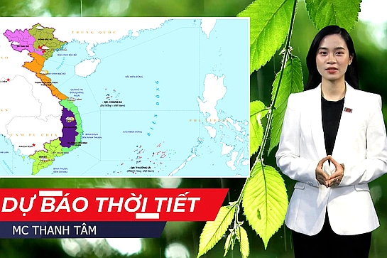 Dự báo thời tiết 10/6: Nhiều khu vực mưa lớn