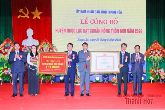 Ngọc Lặc đạt chuẩn nông thôn mới: Nền tảng để các xã mới tiếp tục nâng tầm diện mạo