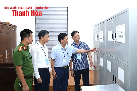 Thí sinh Thanh Hóa hoàn thành buổi thi thứ ba kỳ thi Tốt nghiệp THPT, không có sự cố bất thường