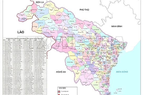 Công bố trụ sở mới của 166 xã, phường tỉnh Thanh Hóa từ 1/7/2025