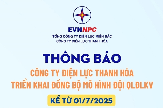 Triển khai đồng bộ mô hình Đội quản lý điện lực khu vực từ 1/7