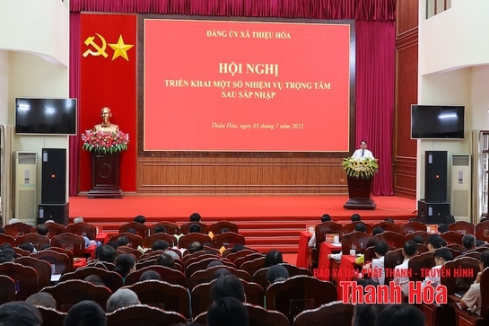 Xã Thiệu Hóa: Bắt nhịp nhanh để tập trung phát triển