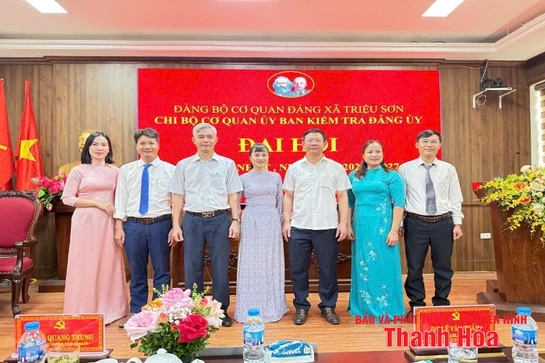 Đảng bộ xã Triệu Sơn hoàn thành Đại hội Đảng bộ, chi bộ cơ sở