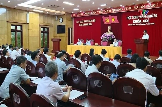 Hội nghị lần thứ 50 Ban chấp hành Đảng bộ tỉnh khóa XIX