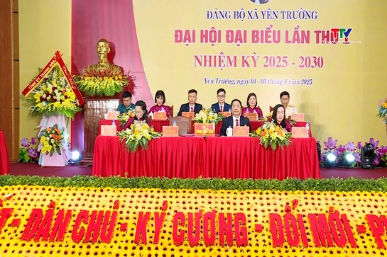 Đại hội Đảng bộ xã Yên Trường lần thứ nhất nhiệm kỳ 2025 - 2030