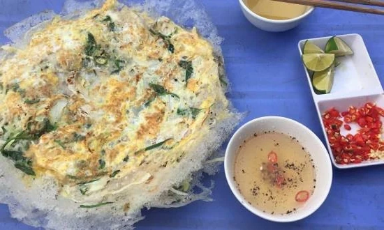 Bánh khoái tép xứ Thanh – Đi xa là nhớ